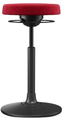 Moll S1 Sitz- & Stehhocker höhenverstellbar | bequemer Bürohocker mit gefederter 3D-Mechanik | ideal fürs ergonomische Homeoffice | Wipp- & Schwenkfunktion fördert Rückenmuskulatur | Made in Germany