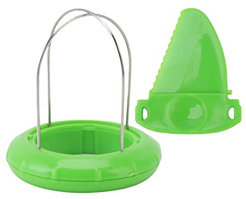 Horoper Pelapatate per Kiwi 2 in 1 Pelapatate Portatile in Acciaio Inossidabile Verde Kiwi Mango Pelapatate per Frutta Utensile per Carotaggio Multifunzionale per Pelapatate