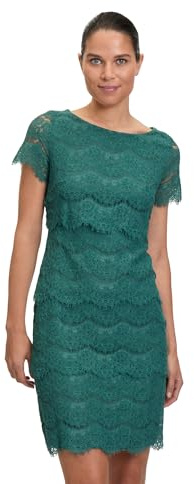 Vera Mont Damen Spitzenkleid Kurzarm