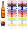 cobee 24 Pcs Drink Markers, Wine Glass Markers Cup Charms Water Bottle Charms, Silicone Drink Glass Markers Wine Bottle Tags for Bar Parties Champagne Stem Glasses, or Families(24 Pcs)