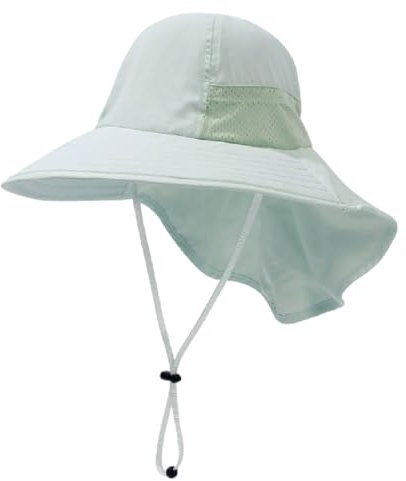 DRESHOW Sombrero de Sol Bebé Niños Children Breathable Bucket Hats UPF 50+ Ajustable Protección Solar Bucket Sombreros Gorra para Niños Niños Niñas