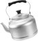Didiseaon bollitore in alluminio immediato tazza bollitore del tè bollitore a gas più caldo aria caffettiera macchinetta caffe cafe machine bollitore di tè moderno bollitore per il tè Silver