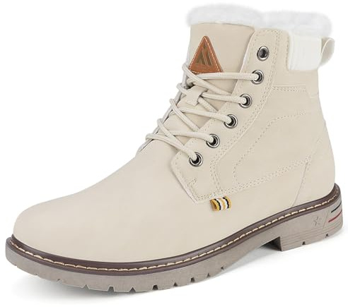 Mishansha Winterschuhe Herren | Warm gefüttert, Rutschfest