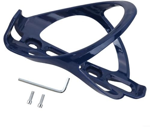 Bicycle Accessory Secure Water Bottle Holder Compact, and Effortless to Attach to Your Bike Frame (dark blue)