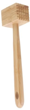 Ipetboom Ablandador de Carne de Bambú Martillo de Cocina Doble Cara Herramienta Manual 30 Cm para Cocineros Barbacoa y Preparación de Carnes Accesorio Esencial