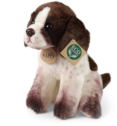 RAPPA - 240421 - Hund, sitzend, Plüsch, 17cm x 22cm x 24cm, Handwäsche, ECO-Friendly