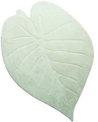 FRAAI | Home & Living Kinderteppich Waschbar - Coco Blatt Grün - 160x230 cm | Einfarbig - Krabbeldecke - Spielmatte - Kinderzimmer, Babyzimmer, Jugendzimmer - Jungen - Mädchen