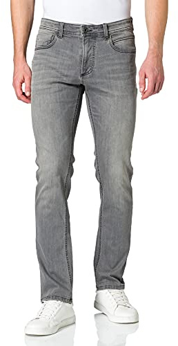 camel active Herren Regular Fit 5-Pocket Organic Cotton Jeans Grau, menswear-50/30