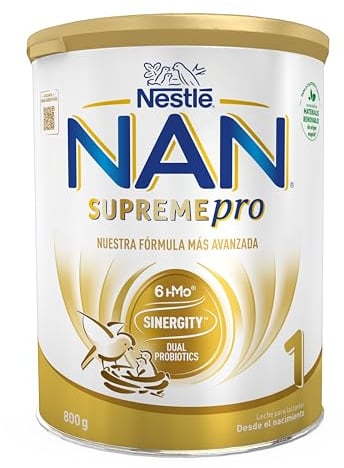 Nestlé NAN SUPREMEPRO 1 Leche para lactantes en polvo, bote de 800gr