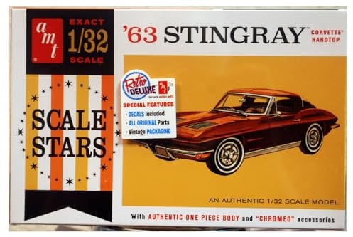 AMT Round2 1/32 1963er Corvette Stingray, Farbig