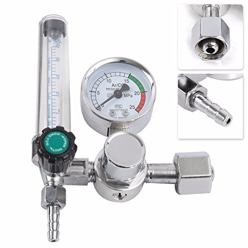 MASUNN 0-25Mpa Argon Co2 Mig Tig Flow Meter Gas Bottle Regulator For Mig Welding