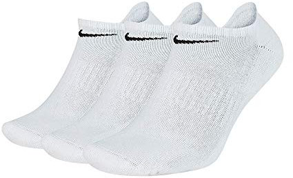 Nike Everyday Cush Ns 3Pr Calze Calze Da Uomo, Uomo, White/Black, S