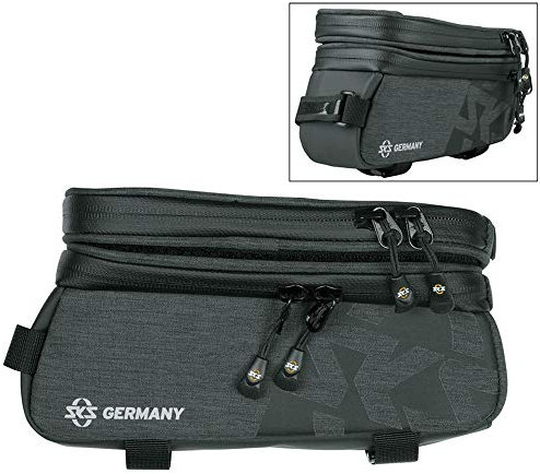 SKS Oberrohrtasche Traveller Smart 200x100x11mm 0,8L schwarz ca. 95g + Flicken