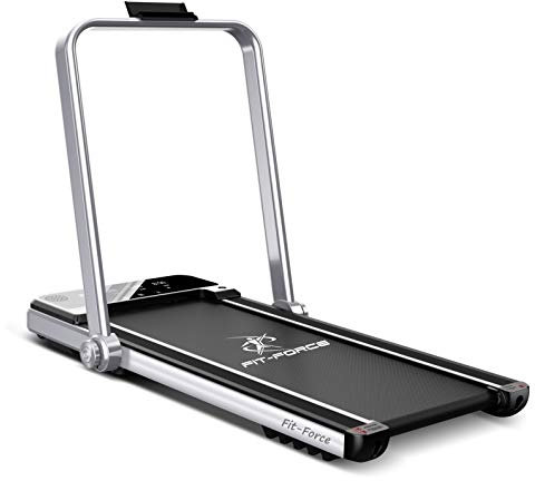 FIT-FORCE Cinta de Correr 2000W Velocidad 9 Kmph Bluetooth Almacenaje fácil con Mando a Distancia