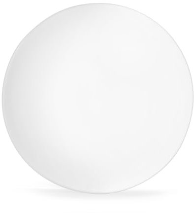 Médard de Noblat - Assiette plate - D27.5 cm - Coupe - Porcelaine de Limoges - Lot de 6 - Blanc