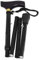 UK care Direct Height Adjustable Ice-Tip Winter Walking Stick – Lightweight Aluminum Shaft with Spiked Tip for Extra Traction on Snow, Ice and Mud, Maximum User Weight 18 Stone/115kg (Black, 1 Pack)