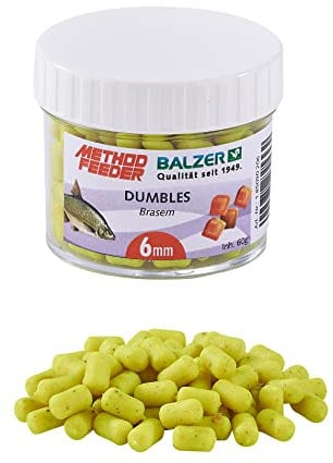 Balzer Method Feeder Dumbbells 6mm gelb-brasem 60g