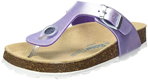 Richter Kinderschuhe Mädchen Pantoletten Violett Freizeit, Schuhgröße:34 EU