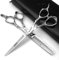 Friseurschere Friseurschere Friseurschere Superscharfe Friseurschere 5.5/6/7/8 Zoll Schere zum Schneiden von Haaren, stabiles Handgefühl (6-Zoll zweiteiliger B)