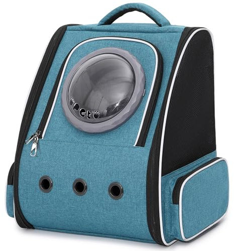 PENCCOR Haustier Hunde Katzen Rucksack Raumkapsel, Tragbar Transportrucksack Transporttasche für Haustiere Reisen Atmungsaktive Rucksack für große Katzen Kleine Hunde （maximale Last 8kg）