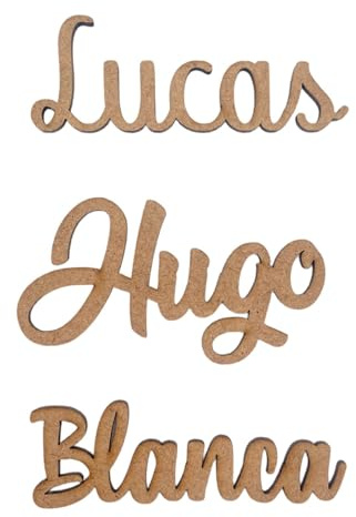 Nombres de madera personalizados decoración hogar o habitación infantil recién nacido regalo nacimiento colgar pared o puerta