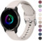 Oumida für Garmin Venu Sq Armband/Venu Sq 2 Music/Venu 2 Plus Armband für Damen Herren, 20mm Silikon Armbänder Klassisch Sport Ersatz Uhrenarmband für Garmin Vivoactive 3/Vivomove HR, Sternenlicht