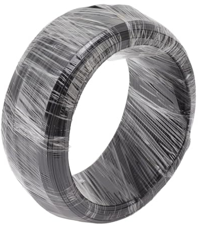 LiebeWH Aluminium-Bonsai-Draht: Flexibler Schwarzer Trainingsdraht für den Gartenbau, Rostfreies Material (4,0 mm)