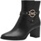 MARCO TOZZI by Guido Maria Kretschmer Damen Stiefeletten mit Absatz aus Kunstleder Spitz, Schwarz (Black), 41 EU