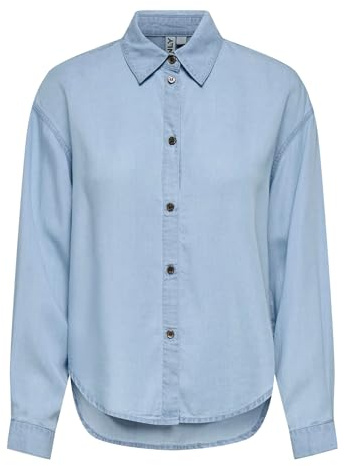 ONLY Damen Onlcharis Life Ls Shirt CC WVN Bluse