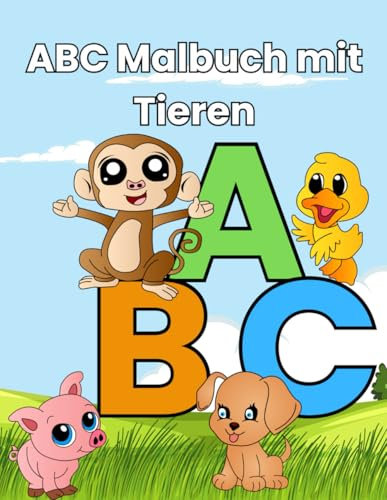 ABC Malbuch mit Tieren