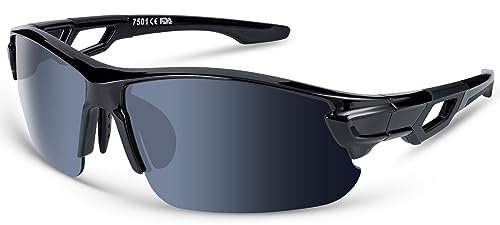 BEACOOL Sportbrille Polarisiert UV400 Schutz Sunglasses Herren-Damen-Sport Sonnenbrille Schnelle Brille Rave Radfahren Fahrrad Angeln Rennrad