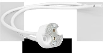 glowster Lampenfassung – GU5.3-Zubehör, ideal für Niedervolt-Glühbirnen, einfache Installation und hergestellt aus langlebigen und robusten Materialien