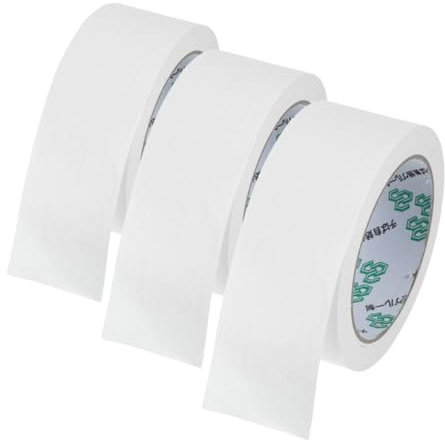 LAPYAPPE Ruban Adhésif D'emballage Blanc Multifonction 45 Mm x 30 m Adhérence Forte Rouleau De Ruban D'étanchéité Pour Emballage Et Expédition Usage Domestique