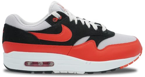 NIKE Air Max 1 Essential VAST Grey/LT Crimson-Black 10 UK