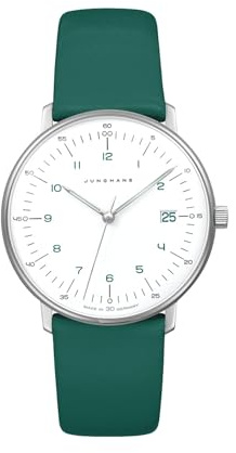 JUNGHANS max Bill Damen-Armbanduhr Quarz Grün 47/4557.02