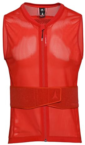 Atomic Live Shield AMID Lite Vest M I Herren-Protektorenweste mit AMID-Technologie für maximalen Schutz I Ergonomischer Rückenprotektor aus atmungsaktivem Mesh I Ski-Schutzweste mit Taillengurt