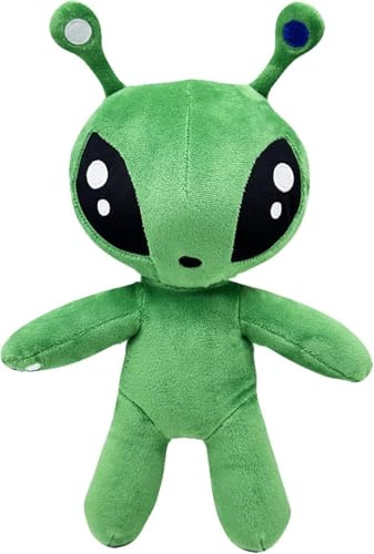 MAIPAI Jouet en peluche Alien vert de 33 cm, poupée extraterrestre en peluche douce, oreiller en peluche pour enfants, garçons, filles et fans de Noël, anniversaires
