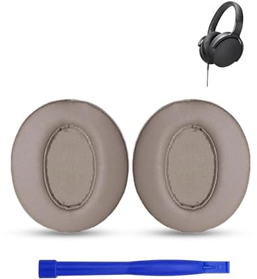 Earpads for Sennheiser HD 4.50BT/HD 4.50BTNC/HD 4.50SE/HD 4.40BT/HD 4.30G/HD 4.20S/HD 458BT/HD 450/HD 450BT/HD 400S/HD 350BT/HD300-HD4.50 PL, daunke Protein Leather (1 Pair),Champagne Gold