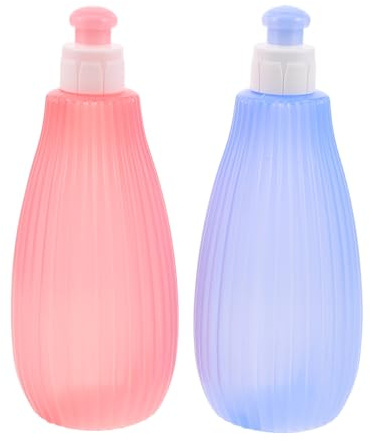 OSOLADY 2pcs Baby Bidet Bath Spray Bottle Set: 350ml Manual Bum Cleaner Device - Portable Infant Washer - Handy Care Travel Bidet for Kids