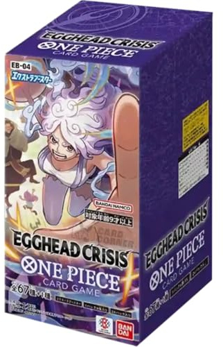 Gioco di carte One Piece, Egghead Crisis Booster EB-04 Giapponese, in confezione originale + BB-Toy-Trades Toploader