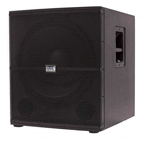 Italian Stage IS S118A - Diffusore Subwoofer Attivo Amplificato da 18 e 700w di picco, Nero