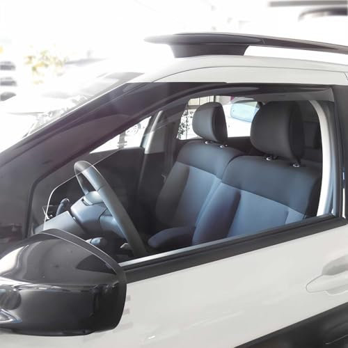 OMAC Windabweiser Regenabweiser kompatibel mit Citroen C4 Cactus 2014-2022 Dunkel Acryl 2tlg