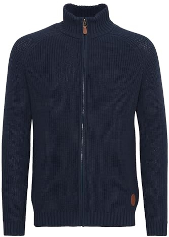 !Solid SDXenos Herren Zip-Jacke Pullover Zipper Grobstrick