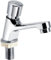 Grifo del fregadero del baño de la cocina, Cromado a presión cierre automático ahorro de agua Retraso del lavabo grifo del fregadero