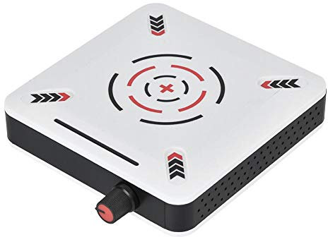 Mélangeur magnétique,mini plastique Hj-1S, plaque chauffante d'agitateur magnétique portable à faible bruit de 25 W, capacité d'agitation maximale:1000 ml,2400 tr/min,vitesses réglables(Prise UE)