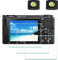 ULBTER Displayschutzfolie Schutzfolie für Sony Alpha ZV-E10 ZVE10 ZV-1F ZV1F Kamera & Blitzschuhabdeckung Zubehör, 9H Härte LCD Gehärtetes Glas Kratzfest -[3+2 Stück]
