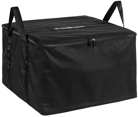 Blackstone Tischgrill mit Kapuzentragetasche, 5510, tragbare Grill-Grill-Tragetasche für Reisen – 600D strapazierfähige, wetterfeste Abdeckung Zubehör, schwarz, 55,9 cm