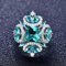 HCMA Neue Ankunft Edelstein Schmuck Ringe Silber Ringe Für Frauen Paraiba Turmalin Edelstein Ring Party Schmuck Geschenk