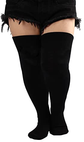 Overknees StüLpen Damen,Ballettstulpen Mit Fersenloch - Overknee Damen Stulpen - BeinwäRmer Extralang Bis Oberschenkel FüR Ballett, Fitness, Yoga, Pole Dance Oder Alle Tage