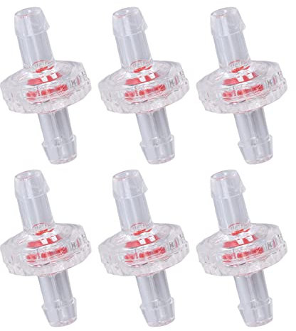 Rückschlagventil, Geruchlos, Starke Chemische Stabilität, 10 Stück Wasserstopp-Rückschlagventile für Aquarien (7 mm durchsichtig)